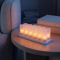 LED Kaarsen - Oplaadbare Waxinelichtjes 12x