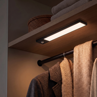 Kastlamp met Bewegingssensor - Zwart - set van 2 st.