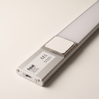 Kastlamp met Bewegingssensor - Zilver - set van 2 st.