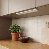 Kastlamp met Bewegingssensor - Zilver - set van 2 st.