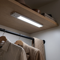 Kastlamp met Bewegingssensor - Zilver - set van 2 st.