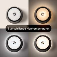 Flessenlamp - Oplaadbare LED Tafellamp - set van 2 st.